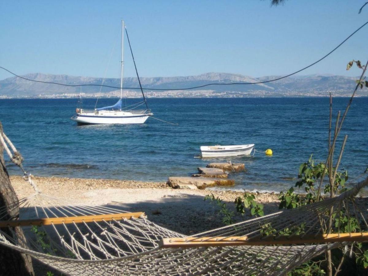 Deluxe Villa Sirena On The Beach With Pool Supetar Kültér fotó